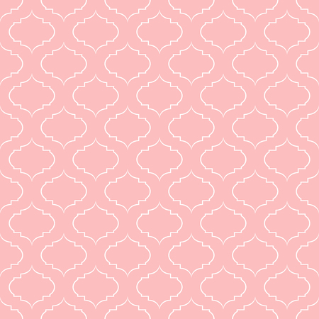 Quatrefoil geometric seamless pattern background vector illustrationのイラスト素材