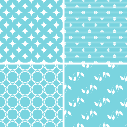 Retro different seamless patterns. Texture can be used for , pattern fill, web page background.のイラスト素材