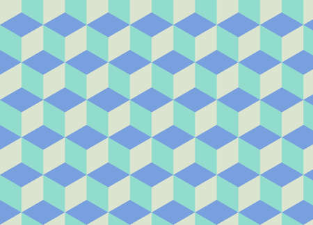 Abstract geometric background with cubes. vector patternのイラスト素材