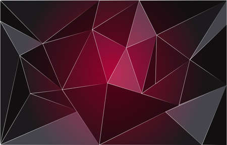 Abstract geometric background of triangular polygons