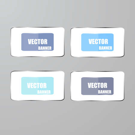 Vector infographic. banners set.Glassのイラスト素材