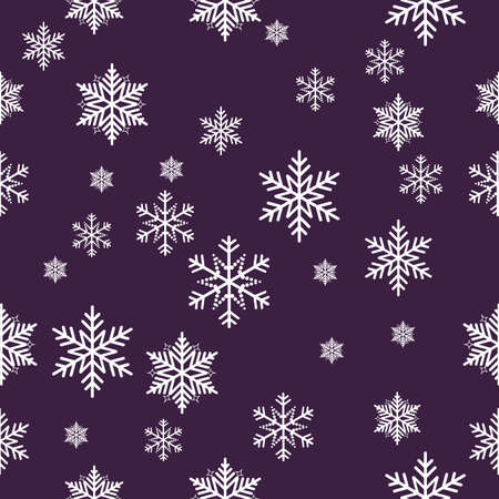 Snowflake vector pattern.のイラスト素材