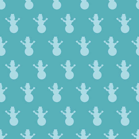 Snowman seamless design pattern.の写真素材