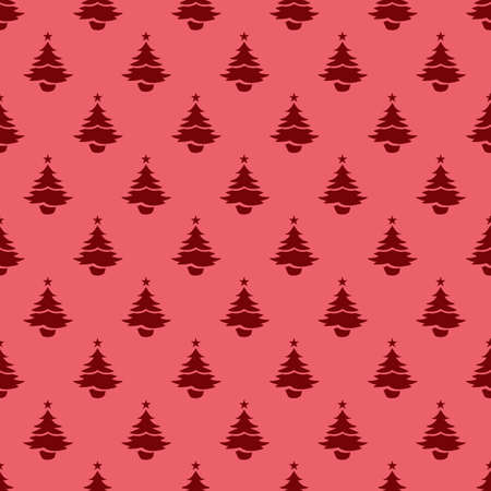 Christmas tree seamless pattern design.の写真素材