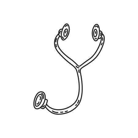 Hand drawn medicine icon. Medical sketch collection. Healthcare, pharmacy doodle icon. Vector illustration.のイラスト素材