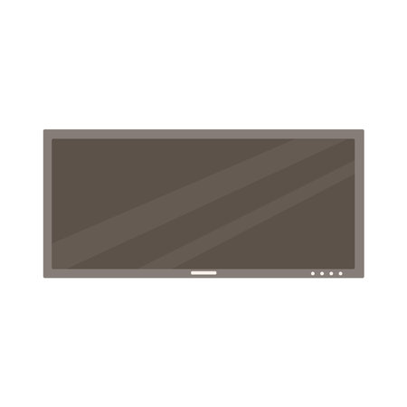 television icon , smart TV or digital TV , vector , illustrator.のイラスト素材