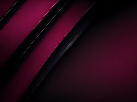 Beautiful dark claret background with wavy lines.Generative AI.の素材