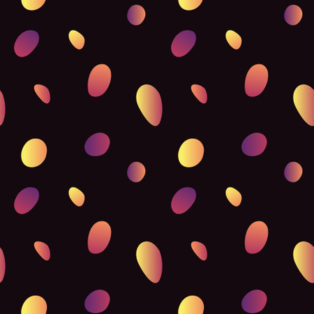 Abstract vector pattern with round spotsのイラスト素材