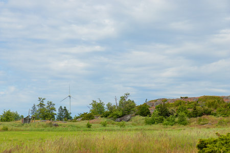 Electricity generation through wind power using wind turbines, an eco-friendly renewable energy...