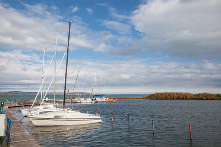 yachting at lakeのeditorial素材
