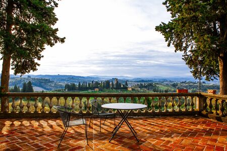 villa in Tuscanyの写真素材