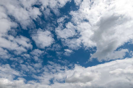 Blue sky background with clouds. Nature background