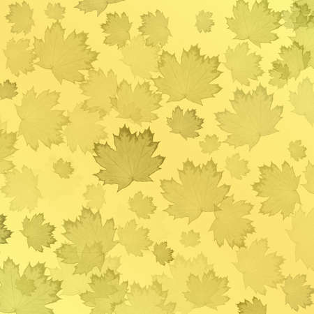 Colorful autumn background with blurred maple leaves. Can be used as a design element, natural...