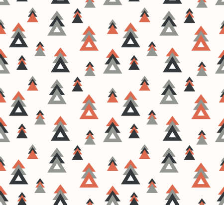 Seamless pattern with stylish treesのイラスト素材