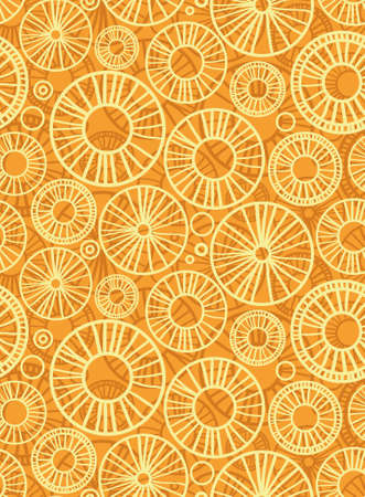Circles and radial elements. Seamless background for patterns, cards, textile, wallpapers, web pagesのイラスト素材