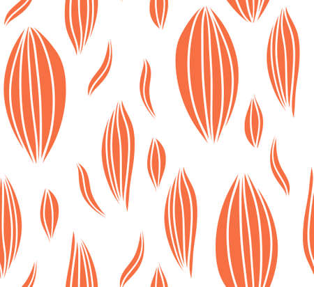 Seamless abstract leaf fall pattern.のイラスト素材