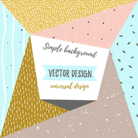 Geometric simple textured universal background. Vector vector illustration for your design.のイラスト素材