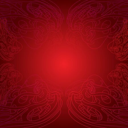 Seamless red pattern.のイラスト素材
