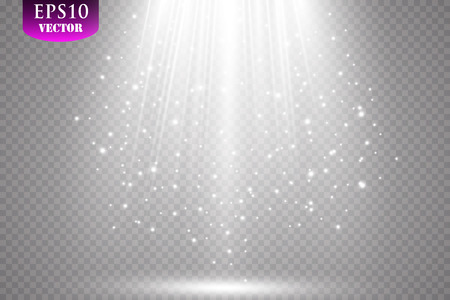 Vector Spotlights. Scene Light Effects Vector. EPS 10のイラスト素材