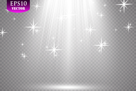 Vector Spotlights. Scene Light Effects Vector. EPS 10のイラスト素材