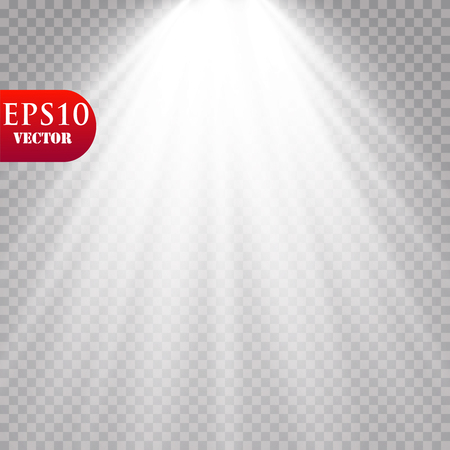 Vector Spotlights. Scene Light Effects Vector. EPS 10のイラスト素材