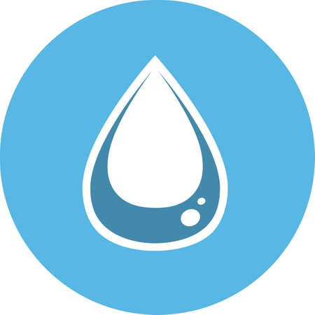 Water drop icon. Tear symbolのイラスト素材