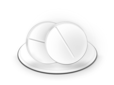 white pillsの写真素材