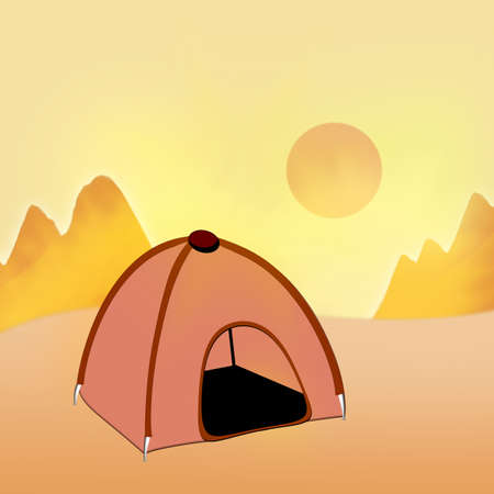 Tent. natureの写真素材