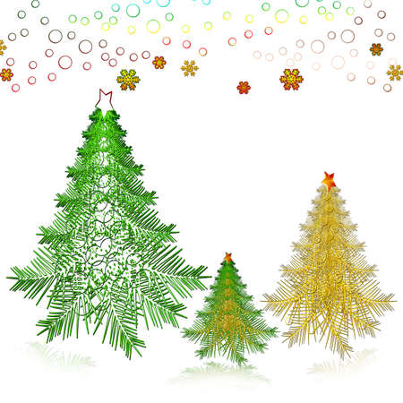 Christmas and Christmas treeの写真素材