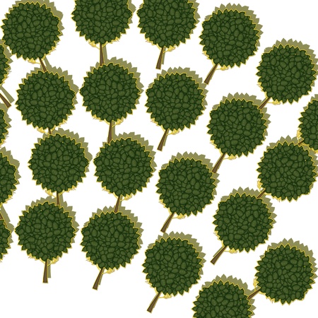 Illustration background of treesの写真素材