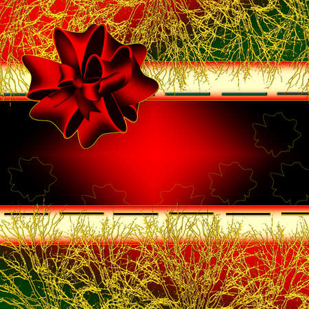Illustration background of abstract and straight lines. Bow.の写真素材