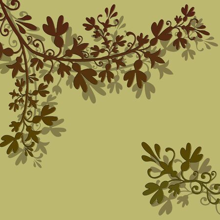 Ornament from flowers  Background  Illustration の写真素材