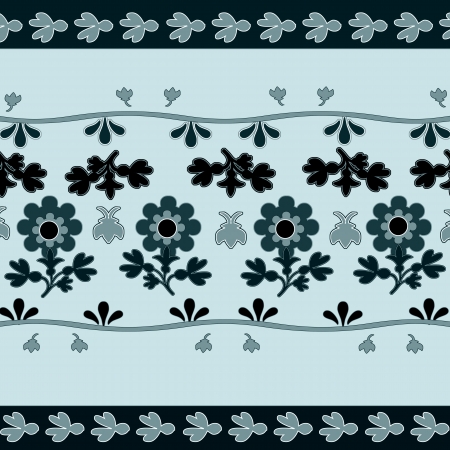 Easter illustration ornament of flowers の写真素材
