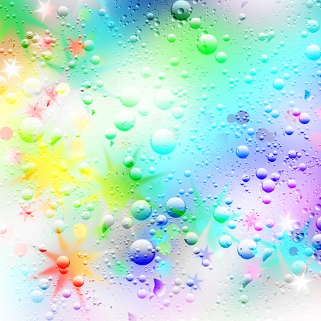 Illustration background. Droplets of rain. Line.