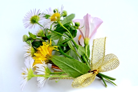 Bouquet of wild flowers  の写真素材