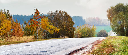 autumn landscapeの写真素材