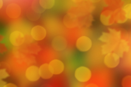 Bright colorful abstract blurred autumn background. Indian summer.