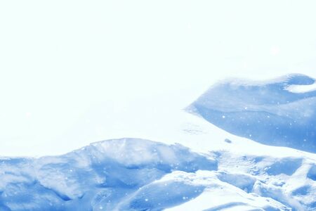 Background. Winter landscape. The texture of the snow. outdoor