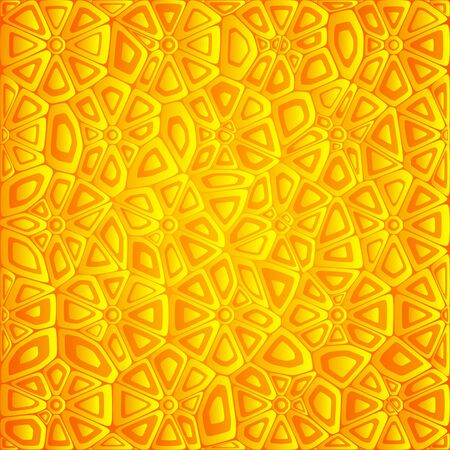 Abstract orange geometric background frameのイラスト素材