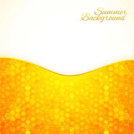 Abstract summer background with honey textureのイラスト素材