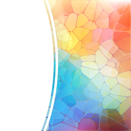 Colorful background with rainbow geometric mosaic texture for your web designのイラスト素材