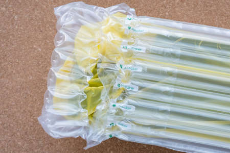 translucent air packaging, protection of goods, plastic packaging, boxのeditorial素材