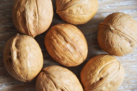 Walnut. proper nutrition, nut in the shell. background for design. background, screen saver. photo...