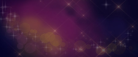 festive bokeh on a blue and purple background. Merry christmas and Happy New Year. Background for the design.の写真素材