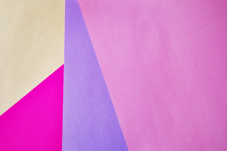 sheets of paper, geometry, abstraction. background for the design. shades of pink.の写真素材