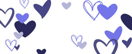 Happy Valentine's Day. Romantic background for the decoration of the lovers' holiday. love. A sweet heart on a white background. color very periの写真素材