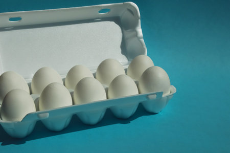 chicken eggs. protein, breakfast food. Easter. background for the design. sale of products