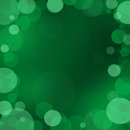 Green bokeh abstract background. Vector illustration. Eps 10.の写真素材