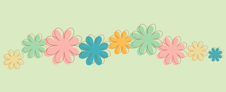 floral background design, vector illustration eps10 graphic. EPS10のイラスト素材