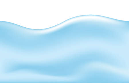 Hyaluronic acid. Blue gel drop. Oxygen air bubbles in water on white background. Vector texture.のイラスト素材